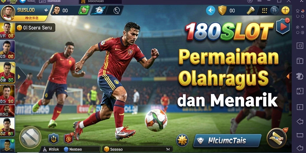 Tampilan gameplay seru di 180SLOT dengan fitur olahraga menarik.