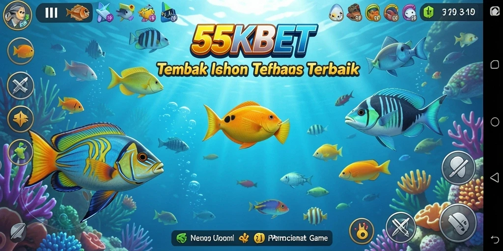 Screenshot gameplay Tembak Ikan yang seru dan interaktif.