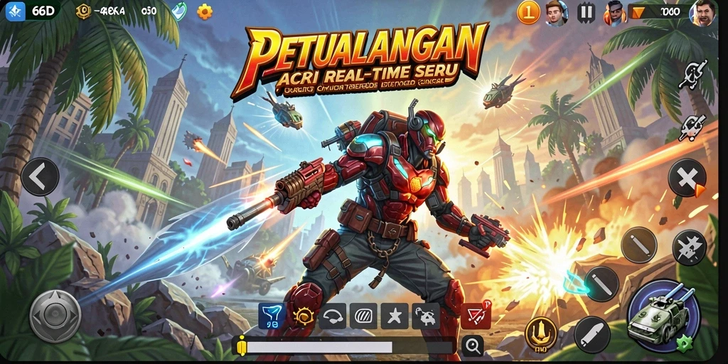 Gameplay mendebarkan dalam dunia fantasi yang luas.