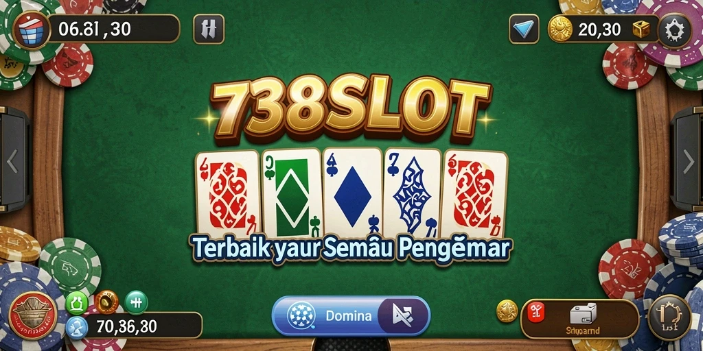 Screenshot gameplay 738SLOT menampilkan keseruan bermain Domino.