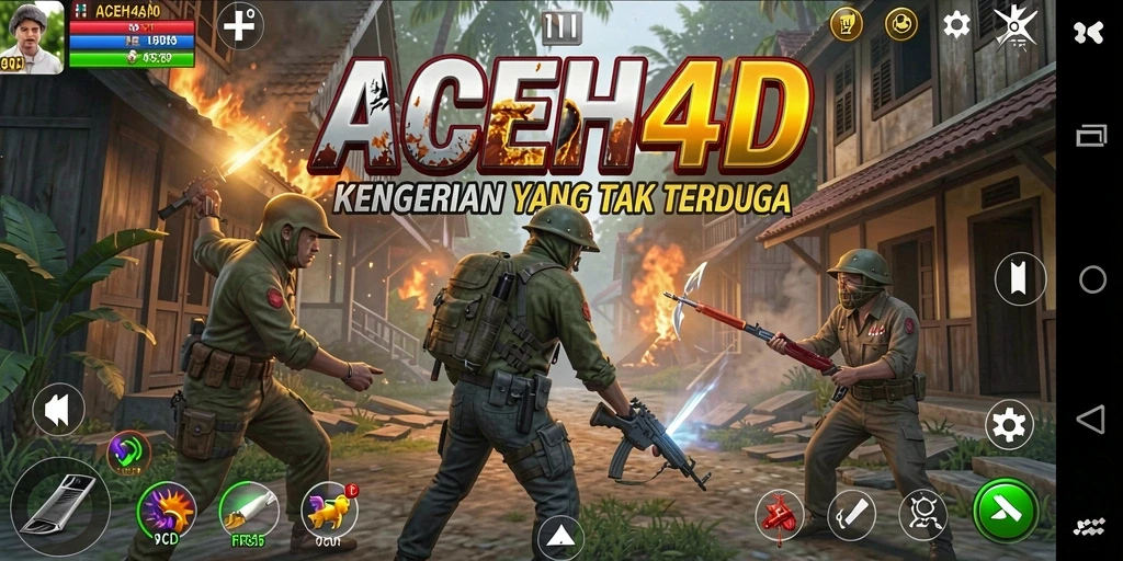 Screenshot gameplay ACEH4D menampilkan kegelapan dan misteri horor.