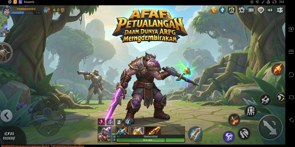 Screenshot dari gameplay AFAF dengan aksi pertarungan yang seru.