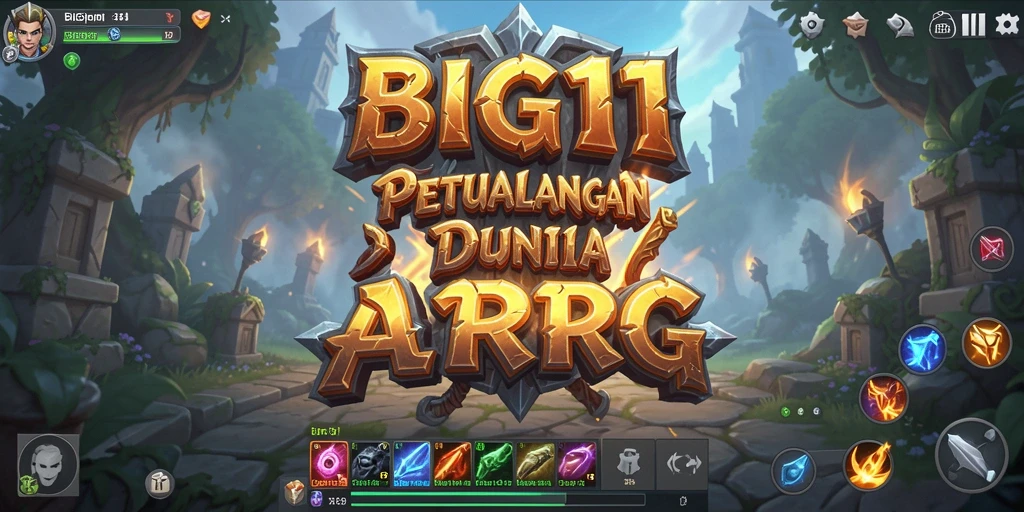 Tampilan dinamis dan mendebarkan dari game ARPG BIG11.