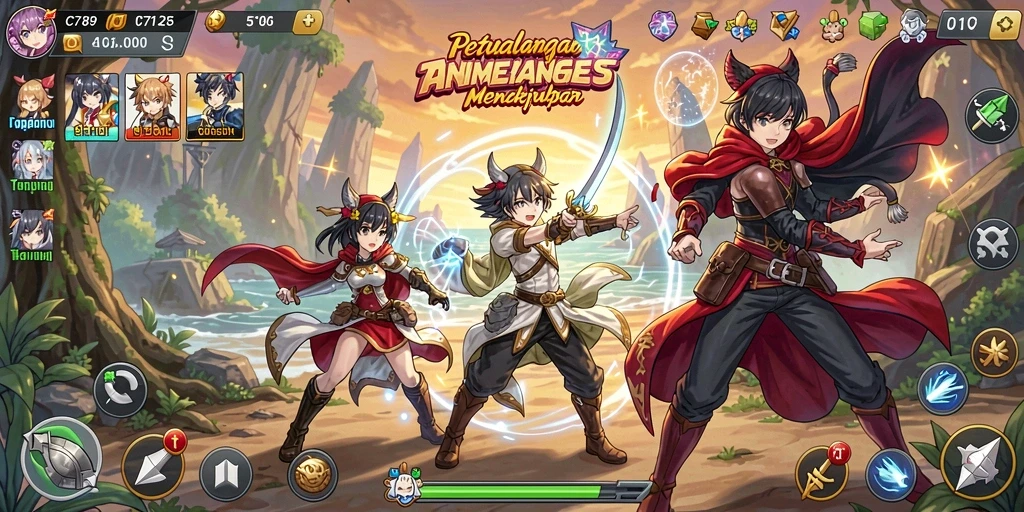 Tampilan menarik dari gameplay C789 yang penuh aksi.
