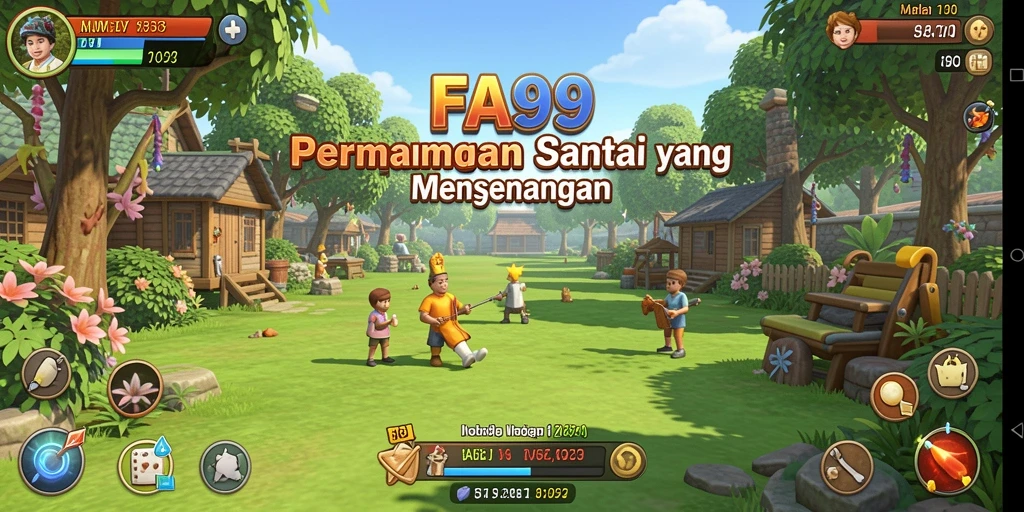 Tampilkan aksi seru dalam permainan FA99 yang santai.