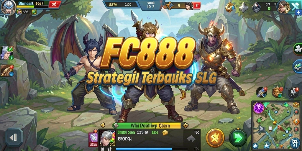 Tangkapan layar game FC888 menampilkan pertempuran strategis yang mengasyikkan.