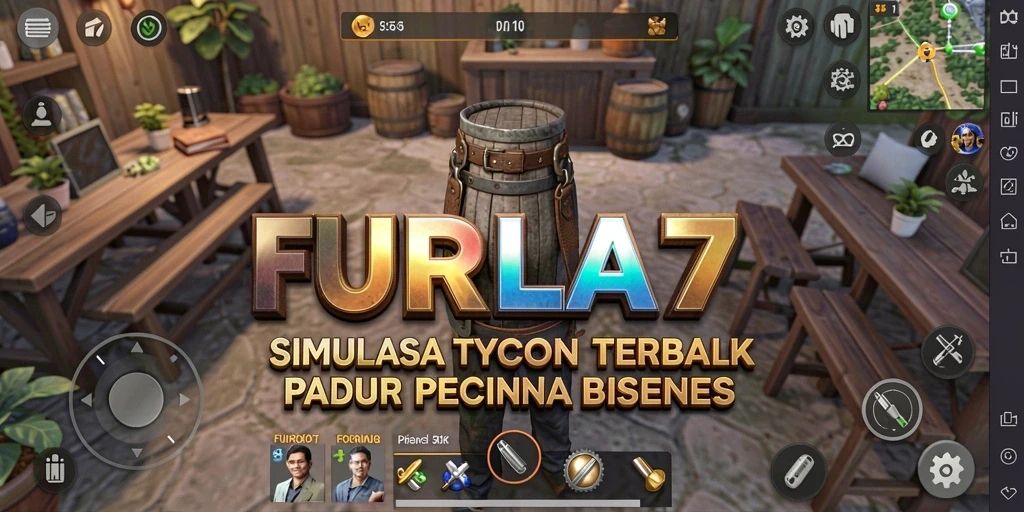 Tampilan menarik dari gameplay Tycoon FURLA77 yang menantang.