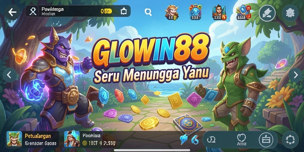 Gameplay GLOWIN88 yang penuh petualangan dan tantangan seru.