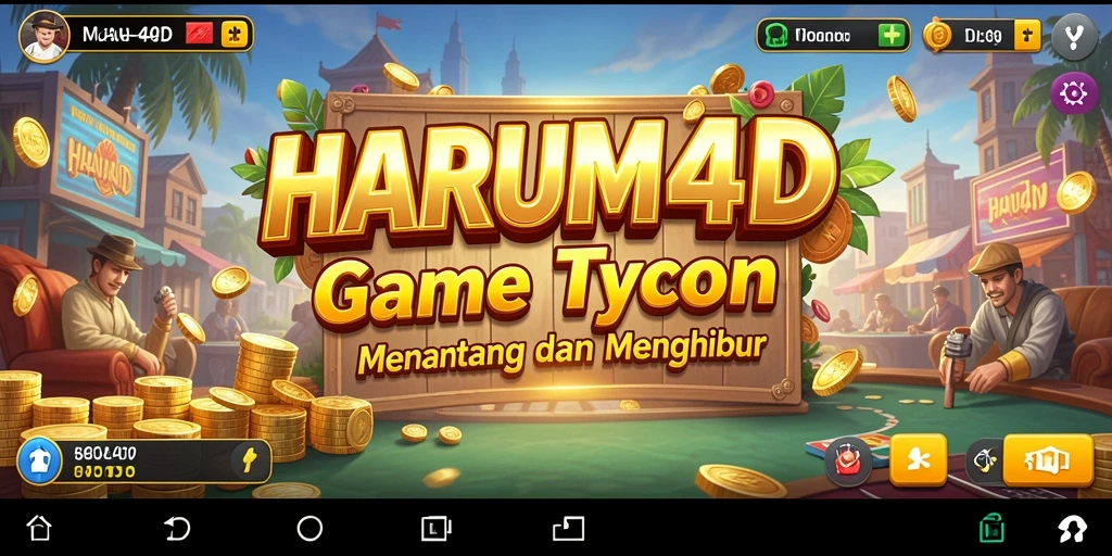 Screenshot gameplay HARUM4D menampilkan strategi manajemen yang menarik.