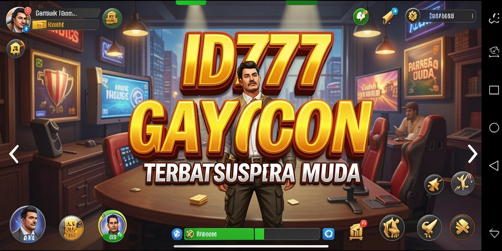 Screenshot menunjukkan gameplay seru dari ID777, game Tycoon yang mendebarkan.