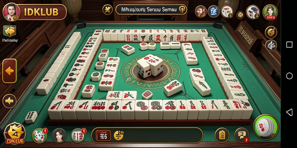 Tampilan gameplay IDKLUB dengan desain menarik dan interaksi sederhana.