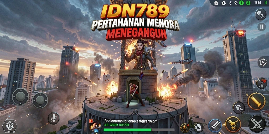Tampilan menarik dari gameplay Tower Defense yang mendebarkan.