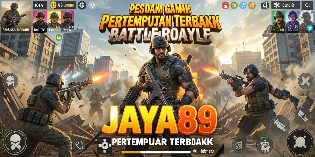 Screenshot gameplay JAYA89 menampilkan aksi pertempuran yang mendebarkan.