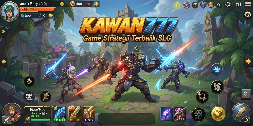 Tampilan gameplay seru dalam KAWAN777 dengan strateginya.