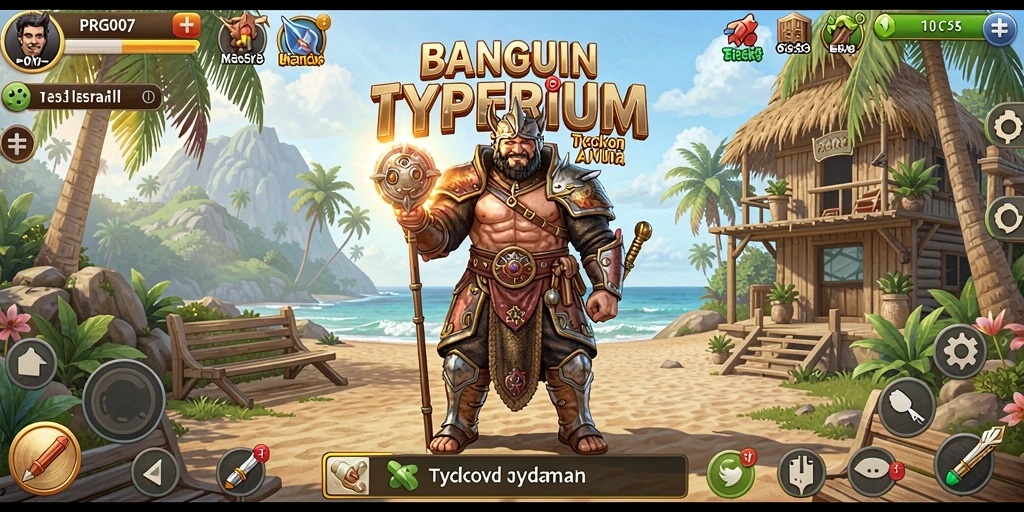 Screenshot utama PRG007 menampilkan pengalaman seru dalam mengelola bisnis Tycoon.