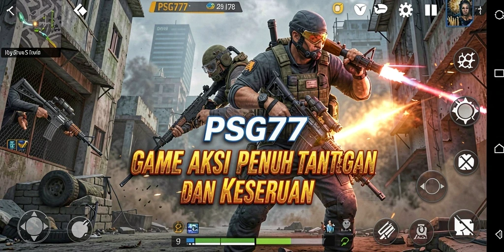 Gameplay seru PSG77 yang menampilkan aksi menegangkan.