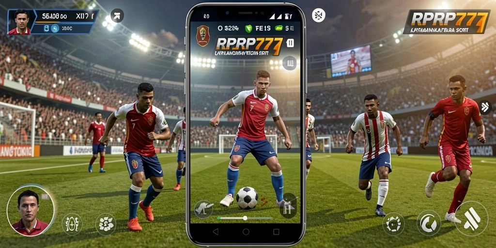 Screenshot permainan RPRP777 yang menampilkan aksi olahraga yang mendebarkan.