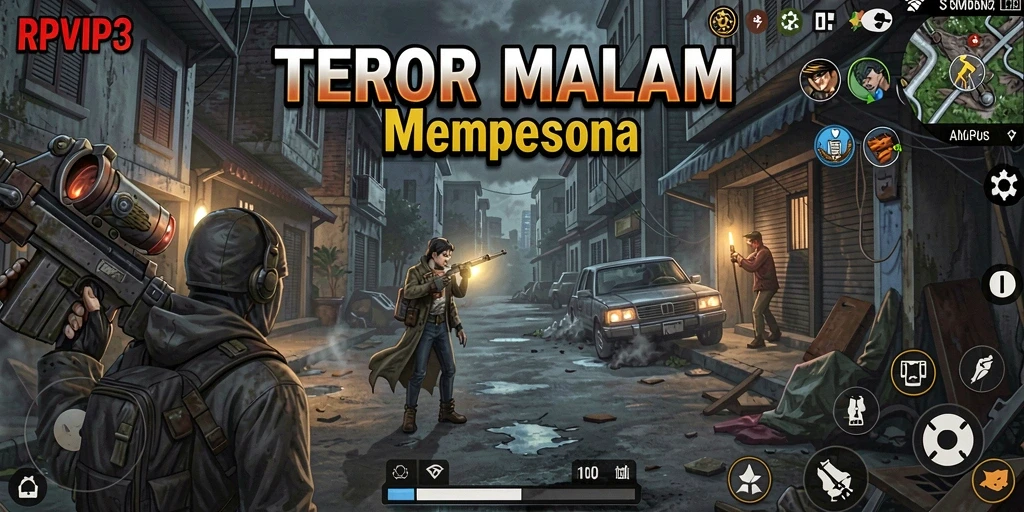 Screenshot menampilkan karakter dalam situasi mencekam di RPVIP3.