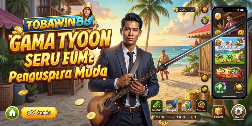 Screenshot TOBAWIN88 menampilkan pengalaman gameplay Tycoon yang seru.