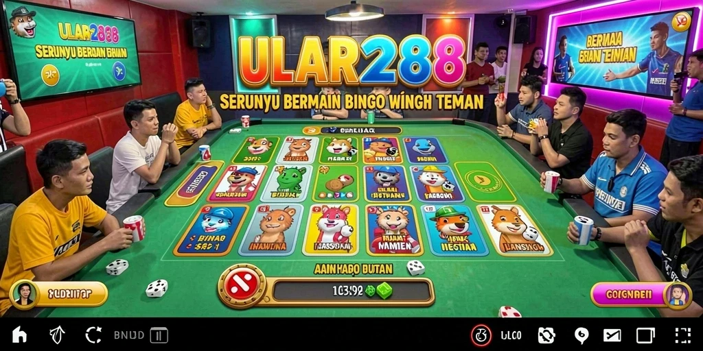 Screenshot gameplay ULAR288 menampilkan suasana seru bermain Bingo.