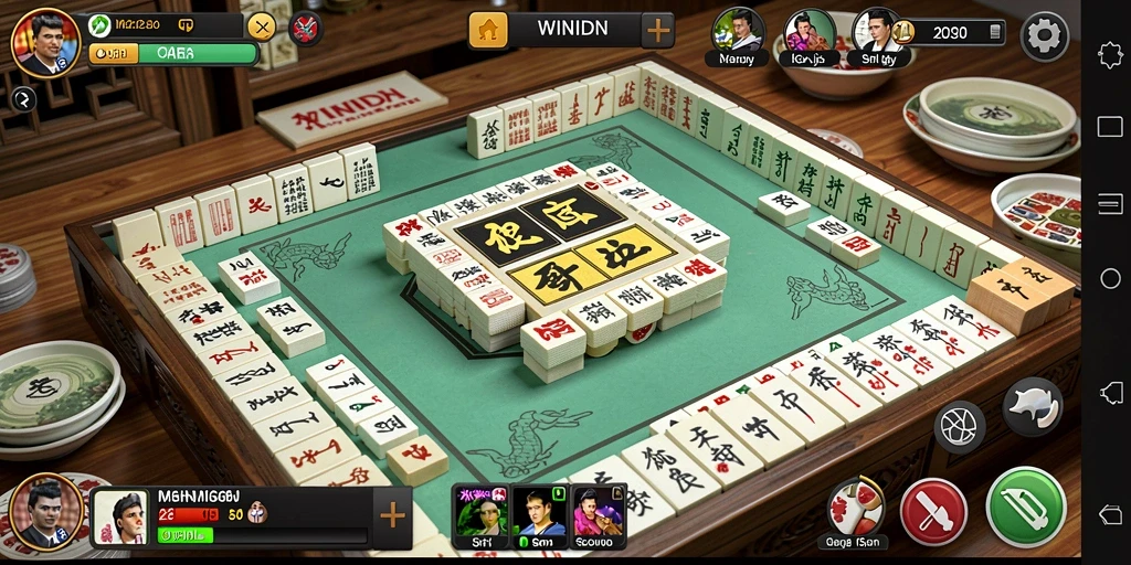 Screenshot gameplay Mahjong di WINIDN menampilkan momen seru saat mencocokkan ubin.